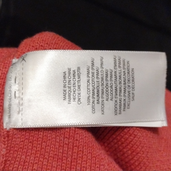 Polo by Ralph Lauren Salmon colored Pima Cotton long sleeve zip polo - Picture 9 of 9